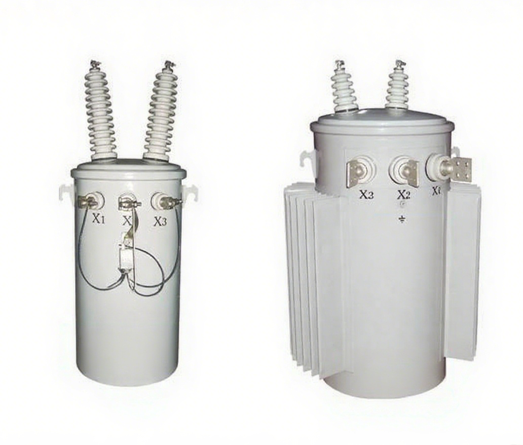single-phase pole-mounted transformer